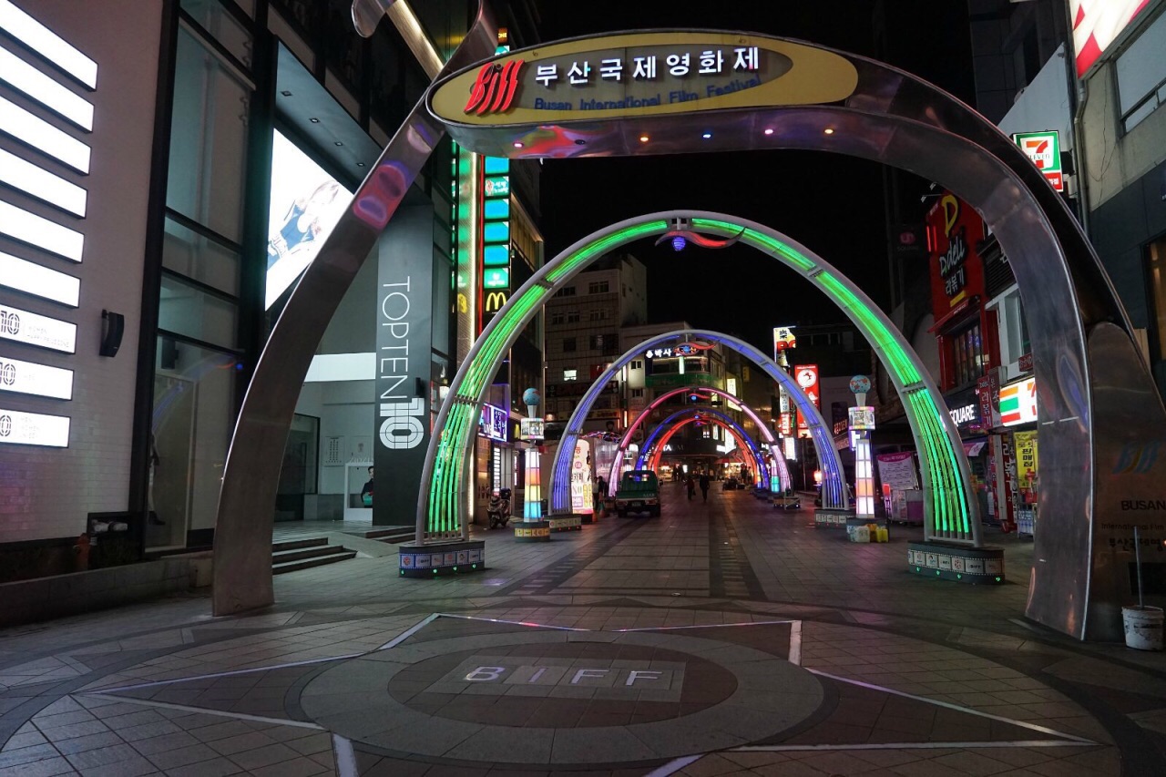 釜山南浦洞小吃街