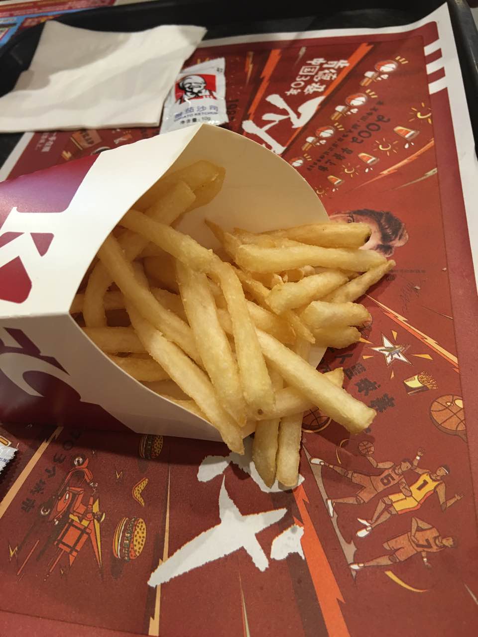 买的大份薯条如图 确定是大份?