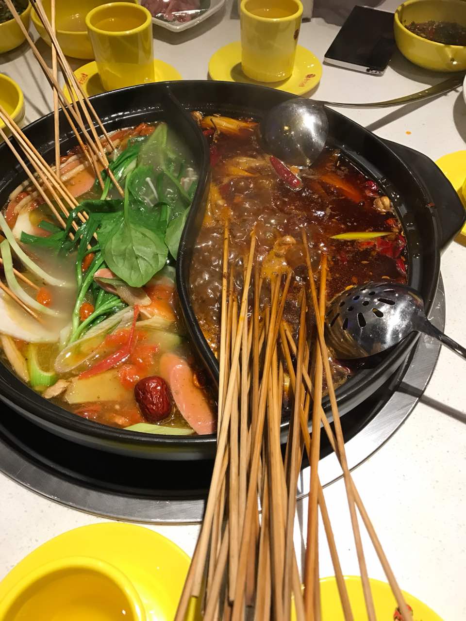 2020成都唐记煌砂锅串串火锅(长江壹号店)美食餐厅,冬天了,吃串串了