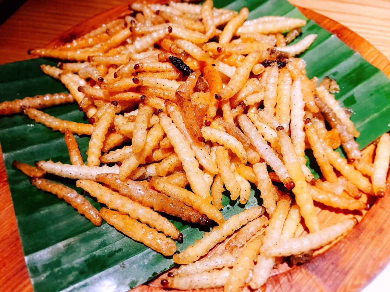 2023甘思咪哚·云南菜(珠影星光城店)美食餐厅,酥炸野生竹虫非常香酥