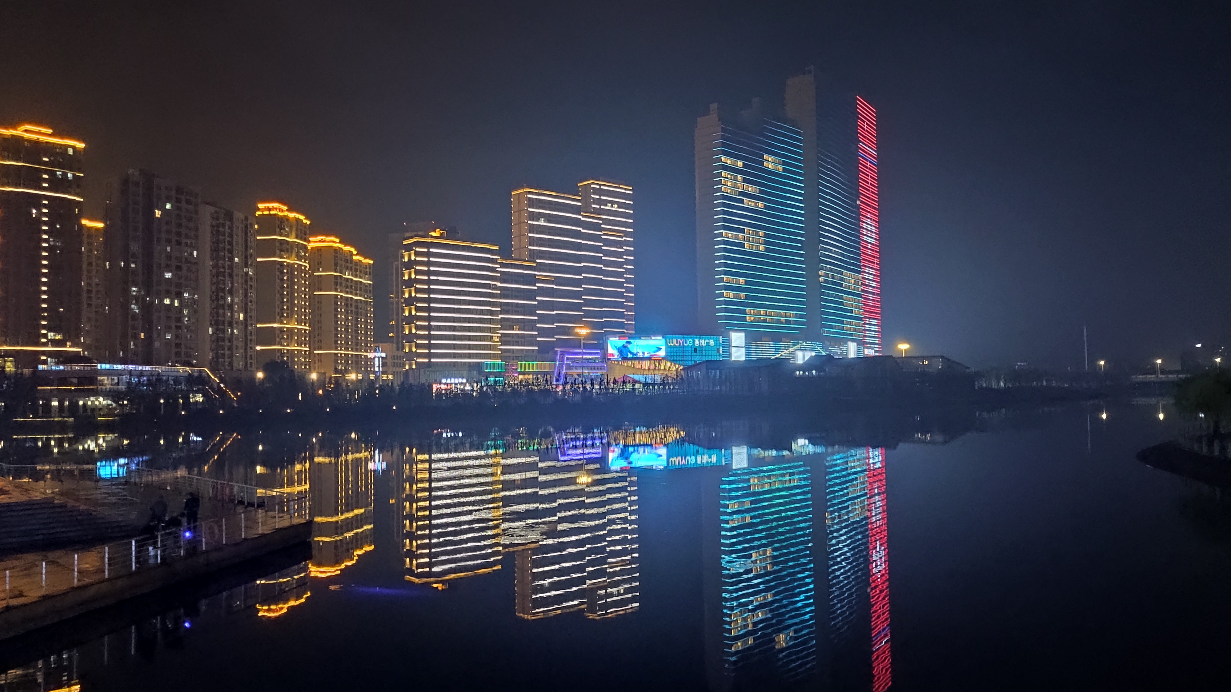 台州夜景最漂亮的公园图片