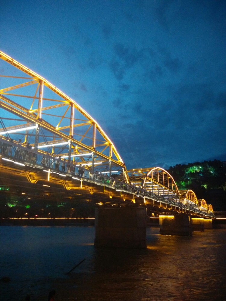 靖远县黄河铁桥图片