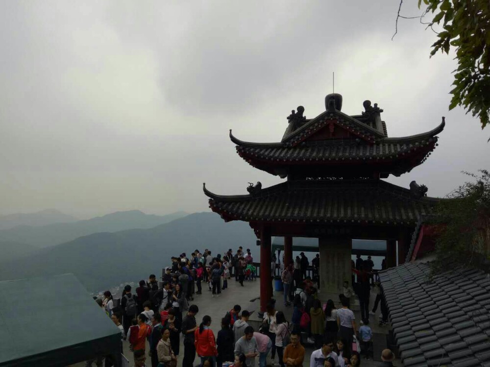 北高峰是杭州最高的山图片