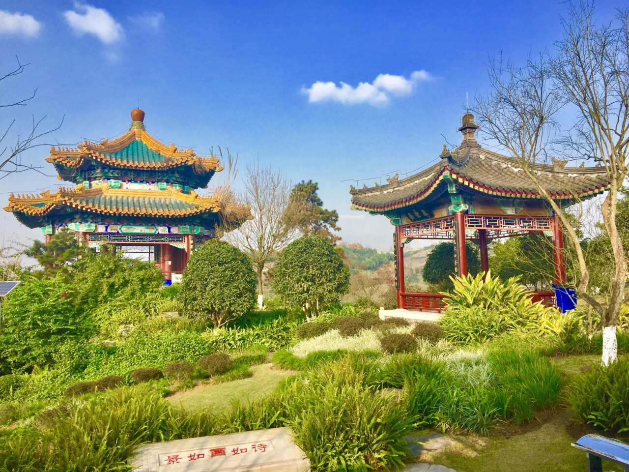 重慶園博園旅遊景點攻略圖