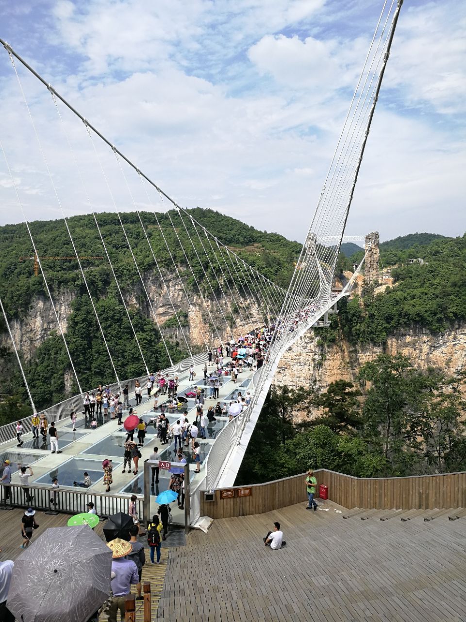 張家界大峽谷玻璃橋旅遊景點攻略圖