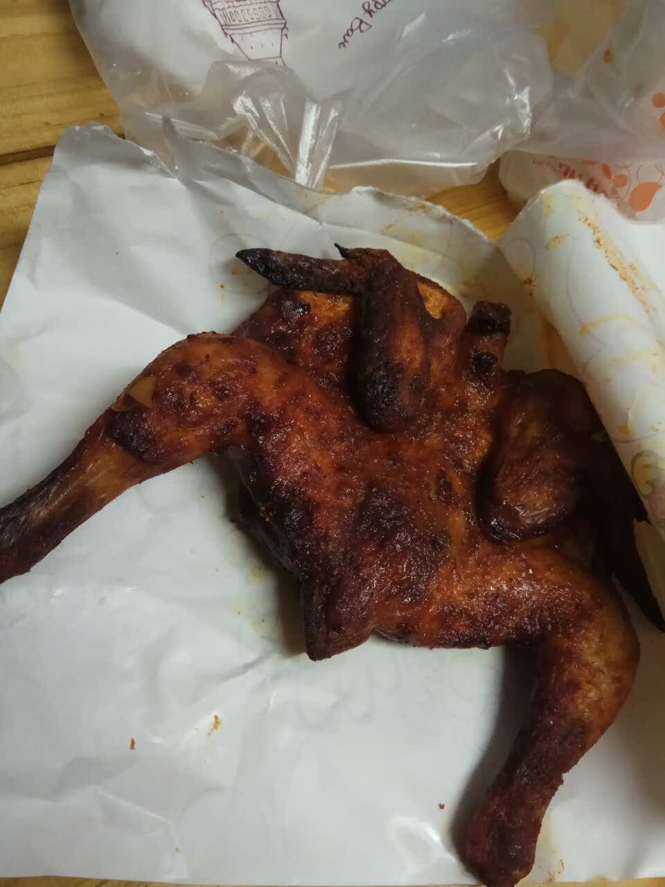 我要的奥尔良烤鸡这个是什么?what能不能走点心?