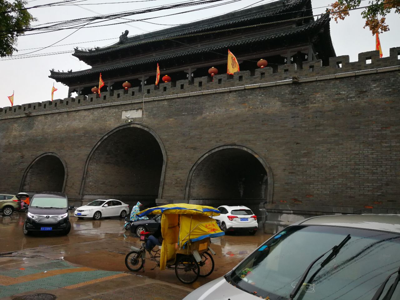 寿县古城南门介绍,寿县古城西门简介,寿县古城南门通淝门_大山谷图库