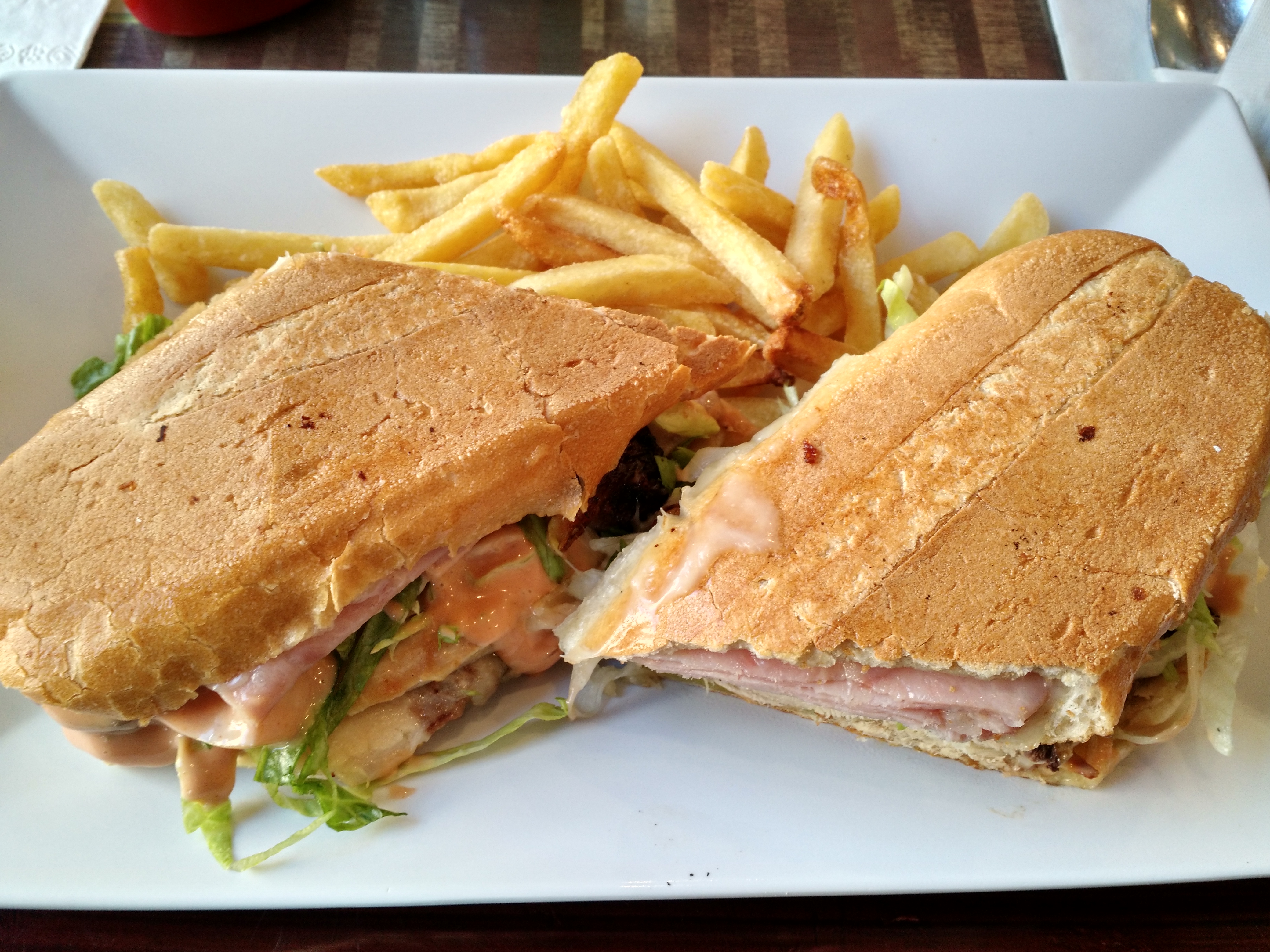 a bit pricy for the location/food offered. you .