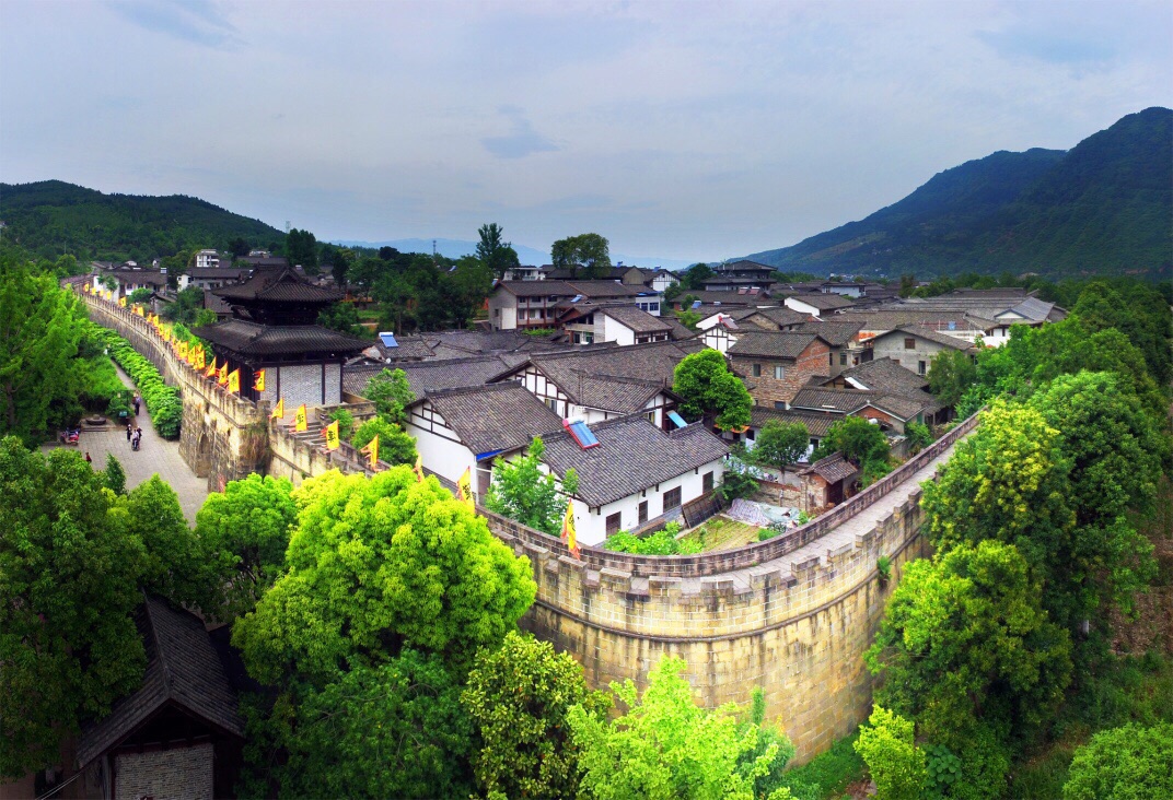 昭化古城风景图片图片