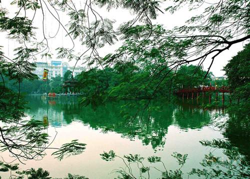 竹帛湖图片