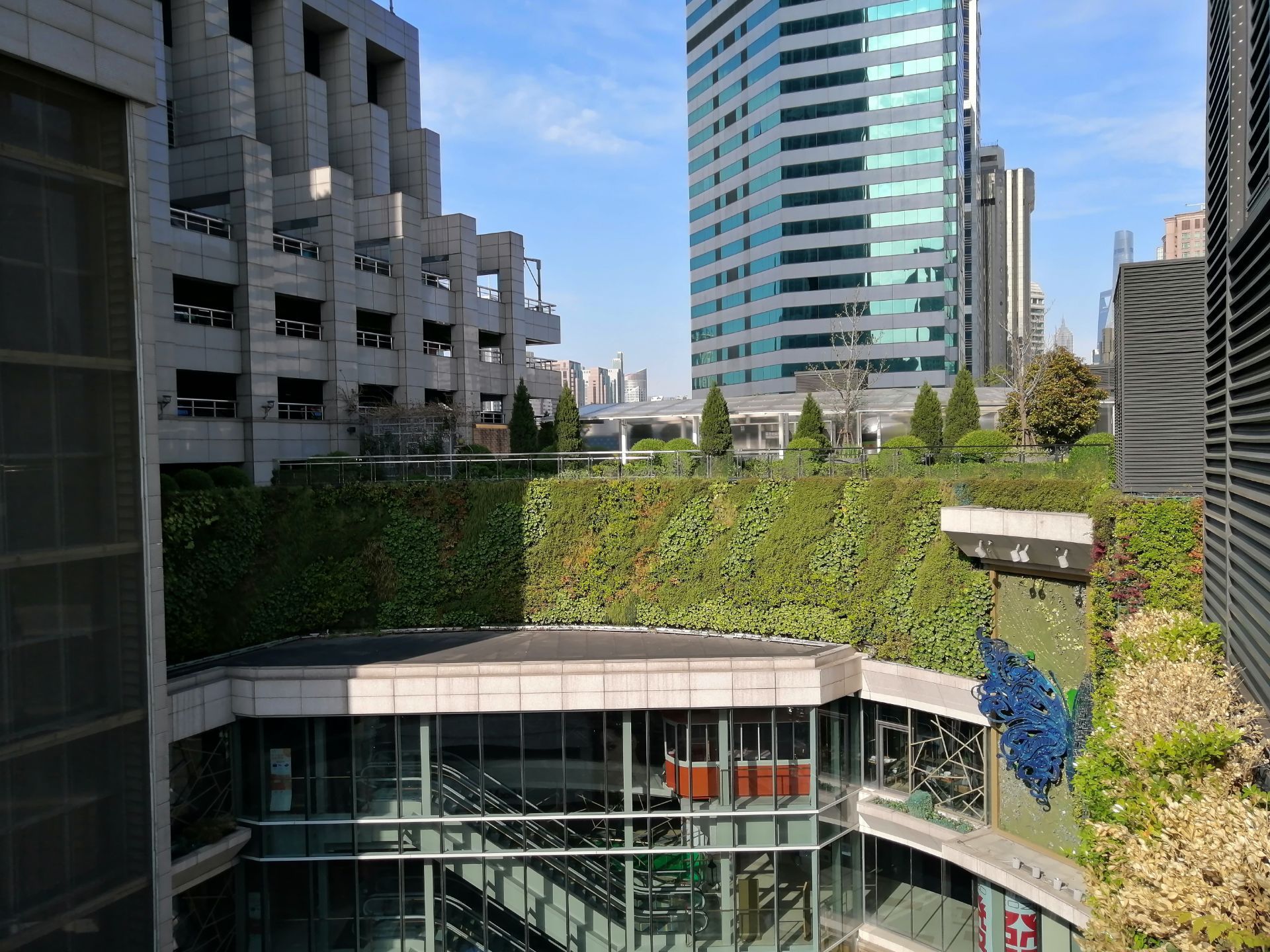 k11购物艺术中心空中花园