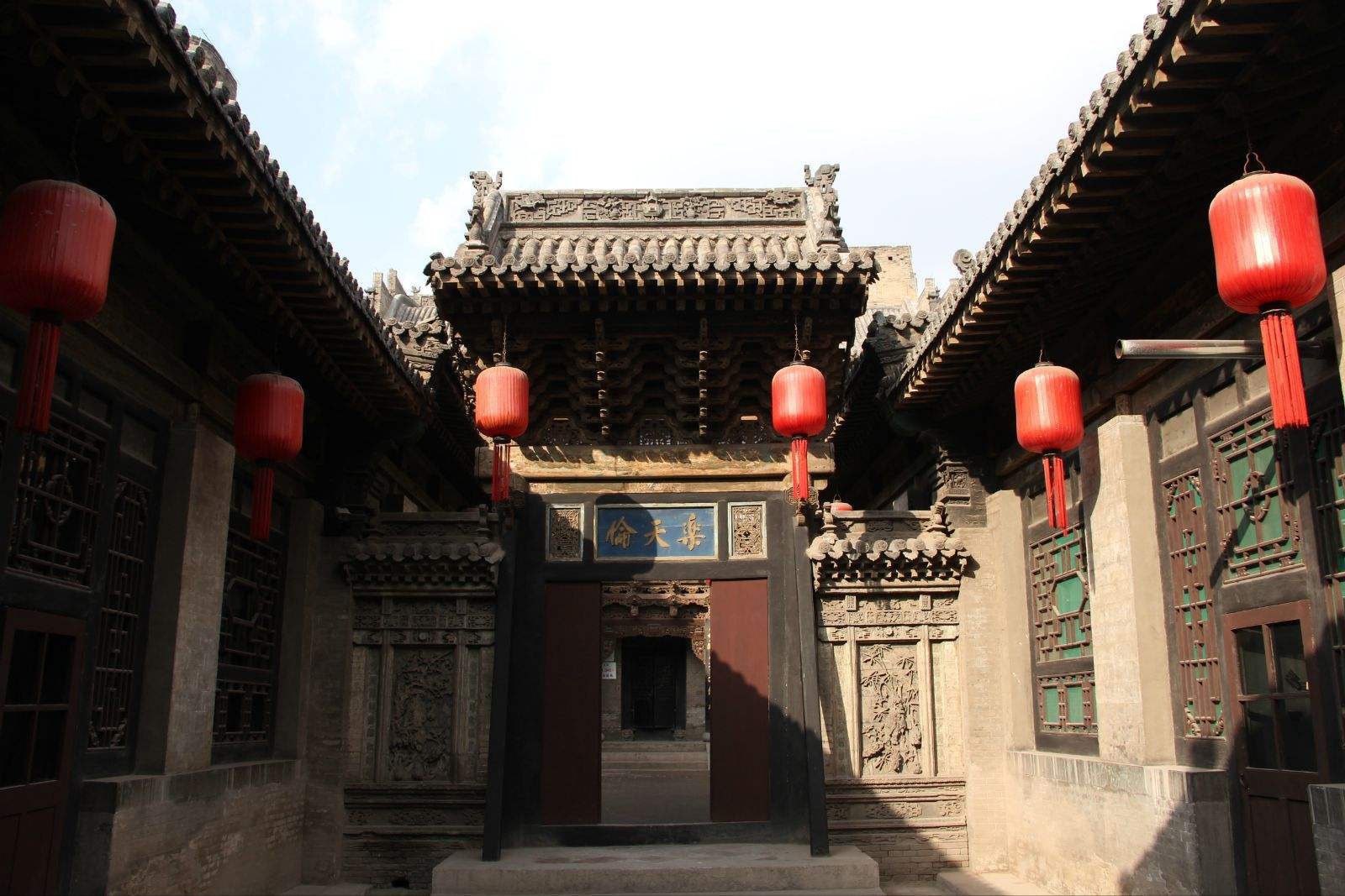 渠家大院位于山西省晋中市祁县古城始建于清朝的晋商家族宅院整座大院