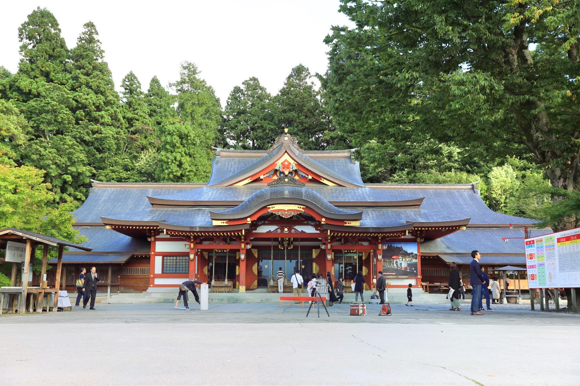 盛岡八幡宮 點評 直線距離286m