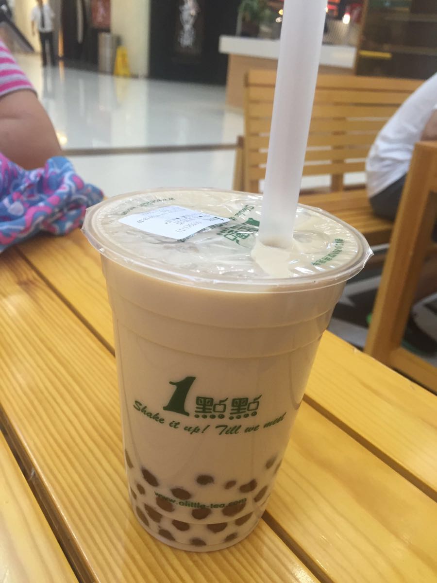 一直很喜欢一点点的乌龙奶茶.这家还是第一次来.