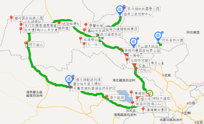 西行漫記:那些遊走在雪山草地戈壁大漠中的醉人時光(附線路圖)