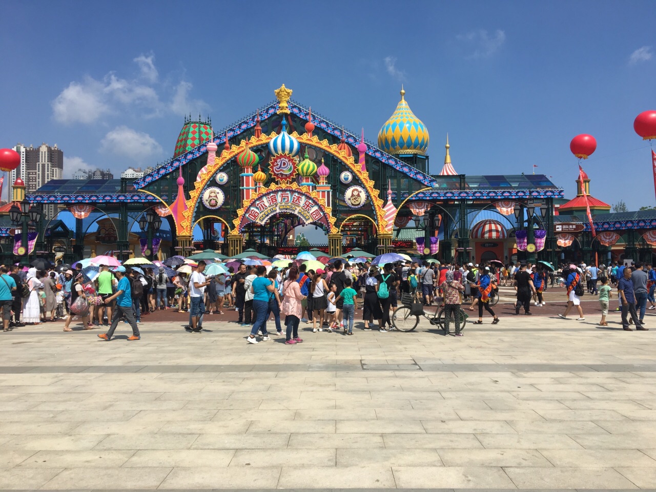 哈尔滨万达乐园旅游景点攻略图