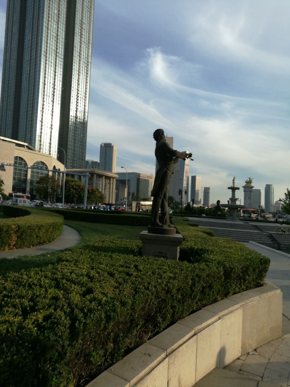 2024天津海河文化广场游玩攻略,海河故道的景色很美,这个广.