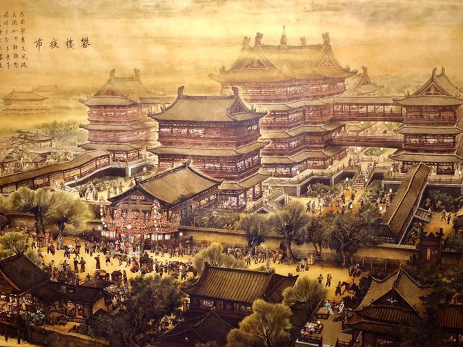 人才辈出,文艺兴盛,科技发达,北宋的都城东京,是当时世界上的第一大