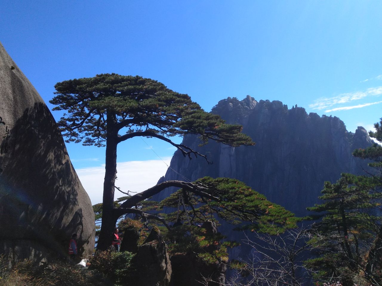 来黄山什么都可以错过 但是黄山迎客松一定不能错过 这是黄