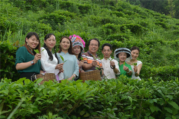 歌唱家唐佩珠贾双飞深入八桂茶叶山为劳动者唱茶歌 歌唱,歌唱家,唐佩,唐佩珠,佩珠