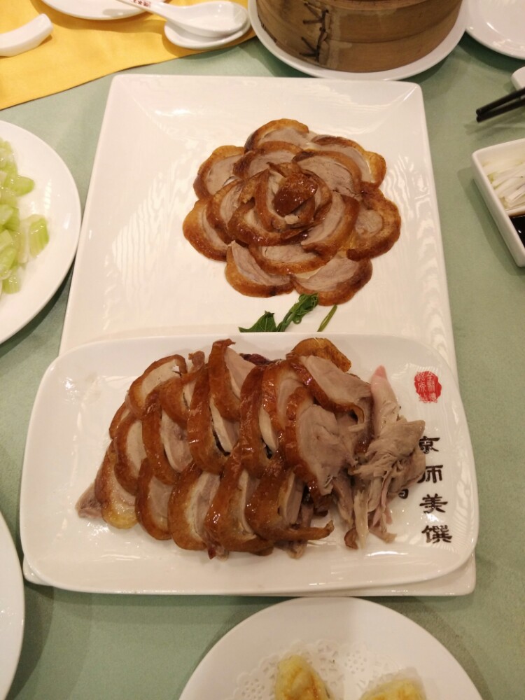 【携程攻略】北京全聚德购物,全聚德烤鸭的起源店,点了国宴套餐,鸭子