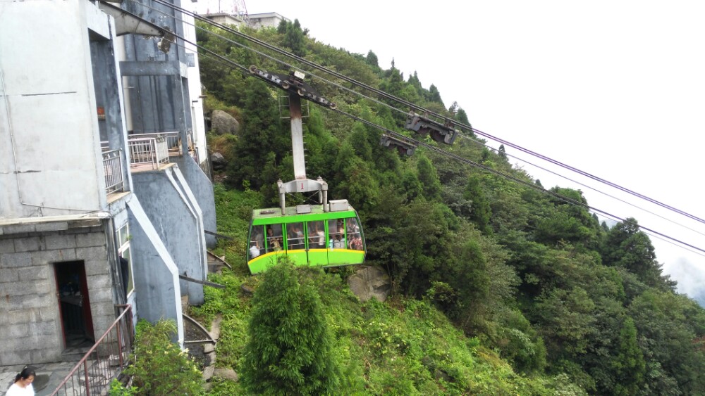 湖南南岳衡山缆车图片