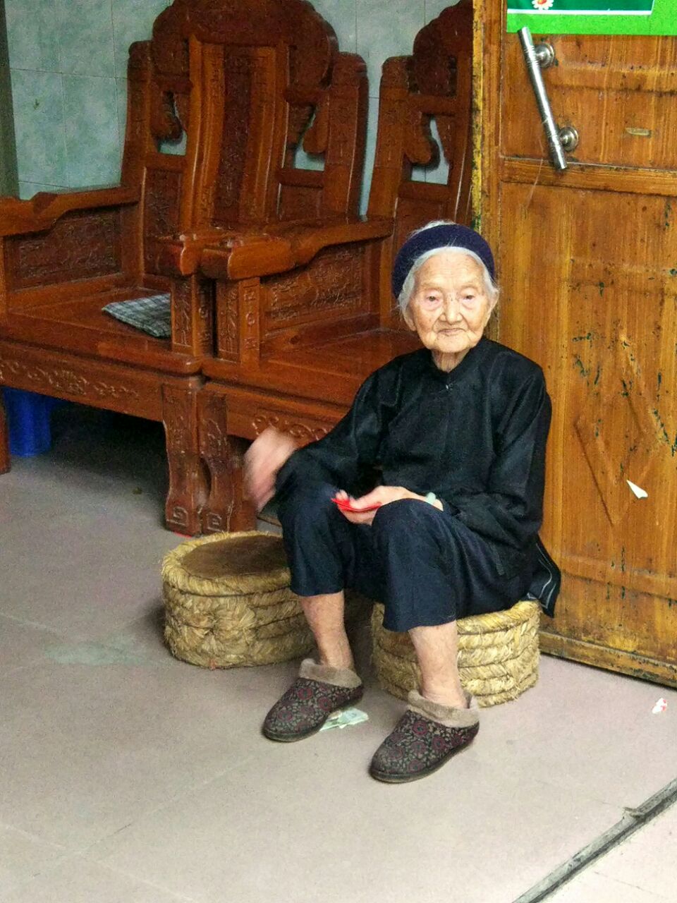 巴马长寿村老人照片图片