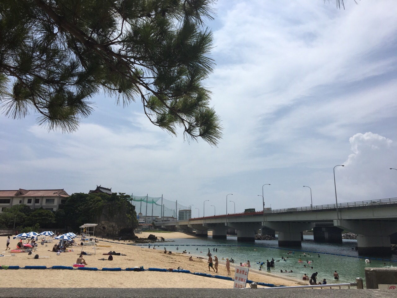 【携程攻略】那霸波之上海滩景点,很容易找到,冲绳与福州是友好城市