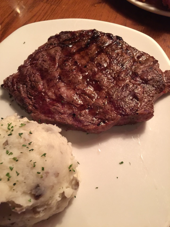 nice juicy steak.