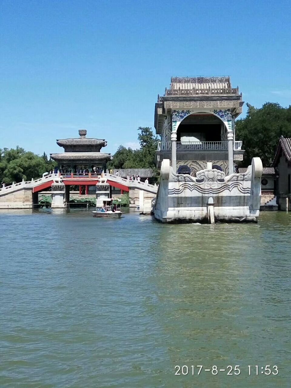 北京颐和园石舫