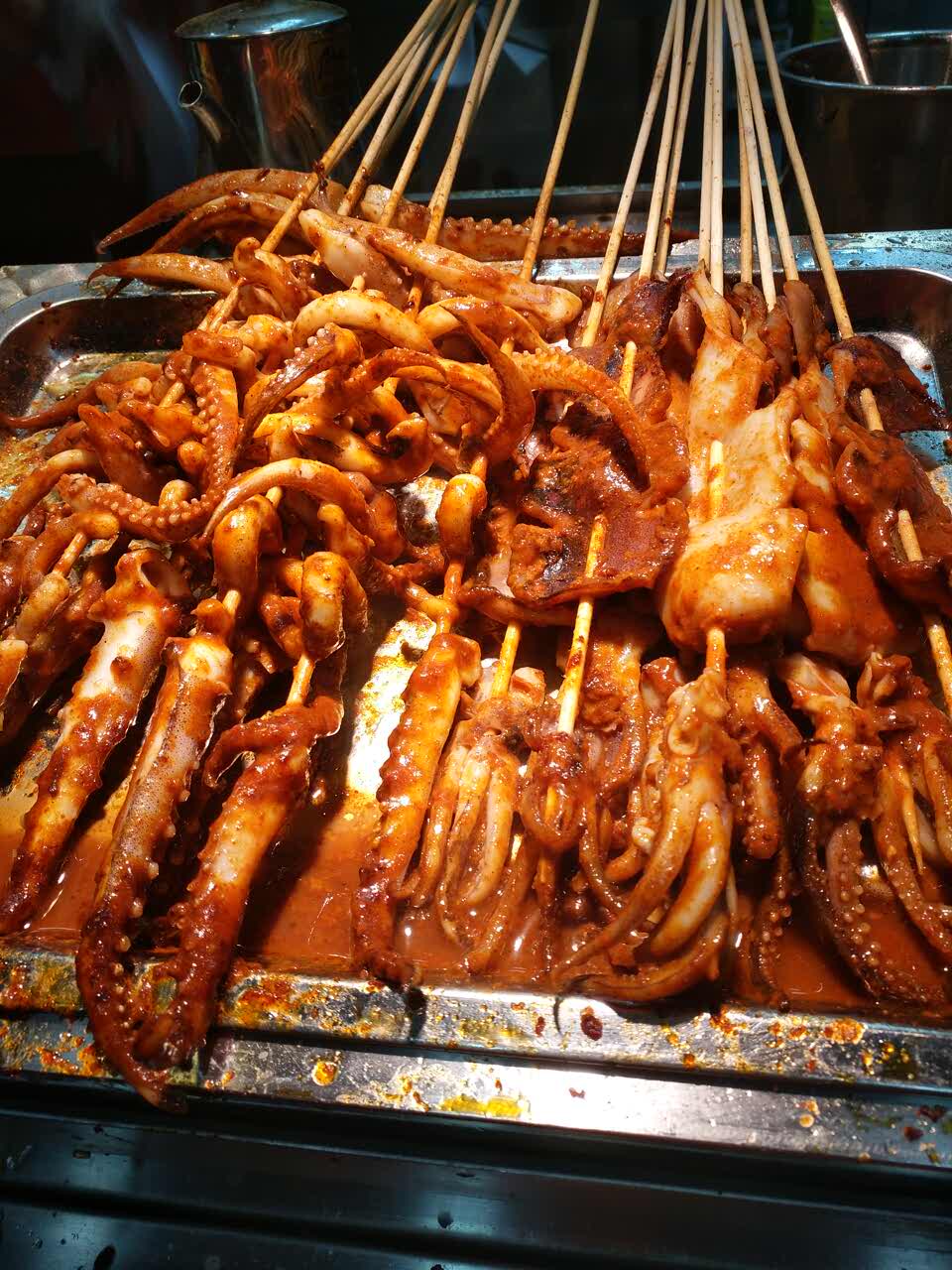 鸡排鱿鱼肉串都好吃 值得拥有  正新鸡排放心的品牌&