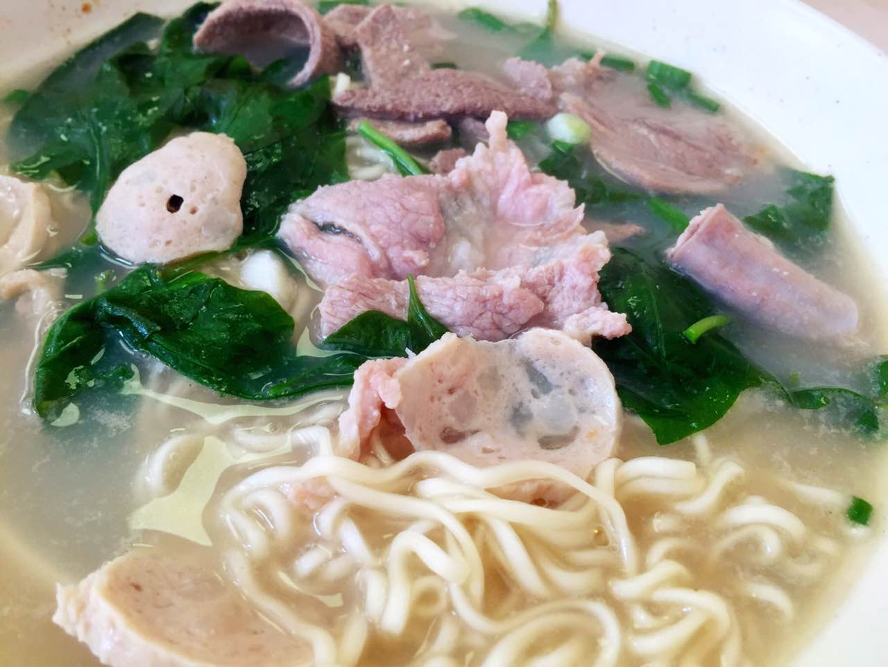 2022紫金八刀汤客家碌鹅美食餐厅,汤不错,面有点儿失望.