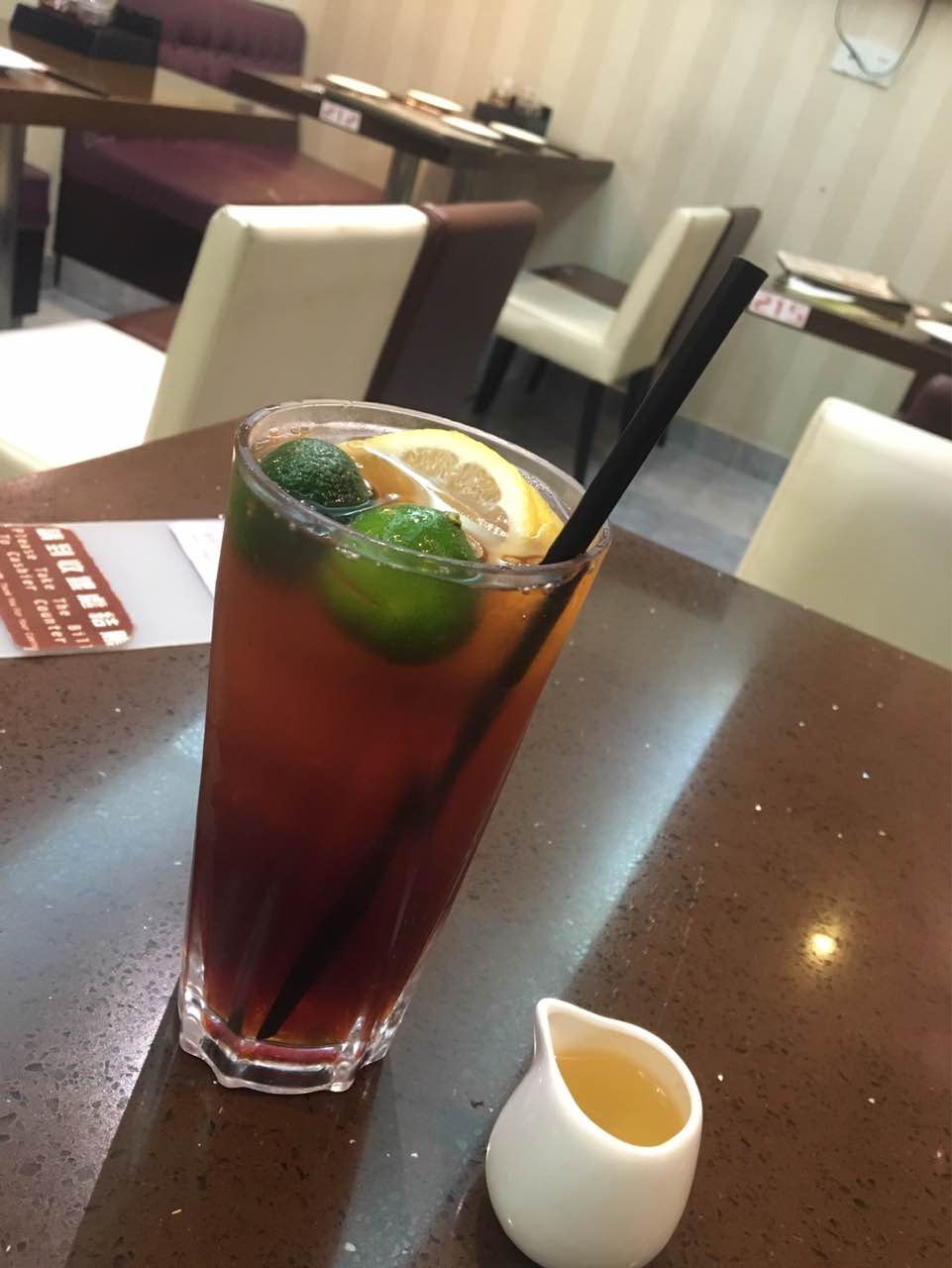 2020弥敦道茶餐厅(淘金店)美食餐厅,.务员态度也很好,柠檬茶里.