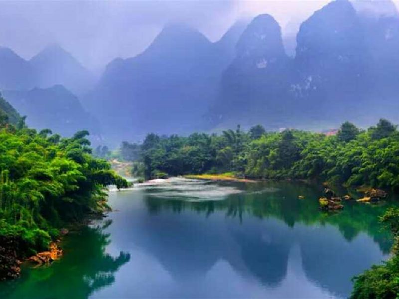 宜州古龙河景区图片