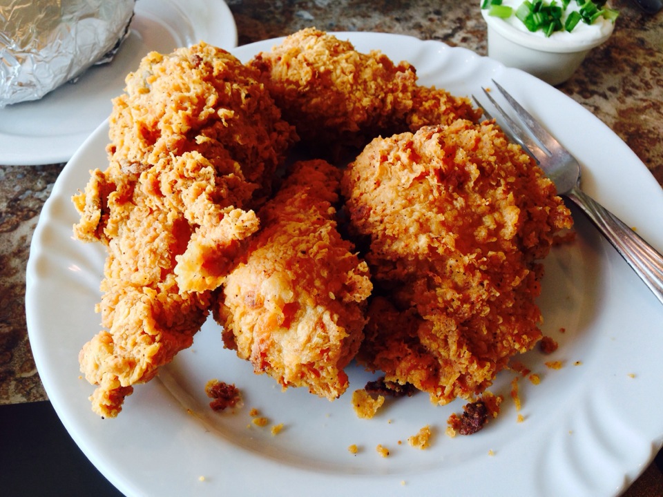 【携程美食林】圣地亚哥mission valley cafe餐馆,the fried chicken