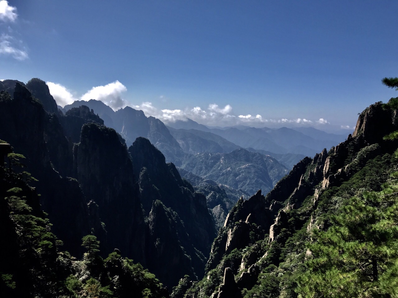 黃山風景區旅遊景點攻略圖