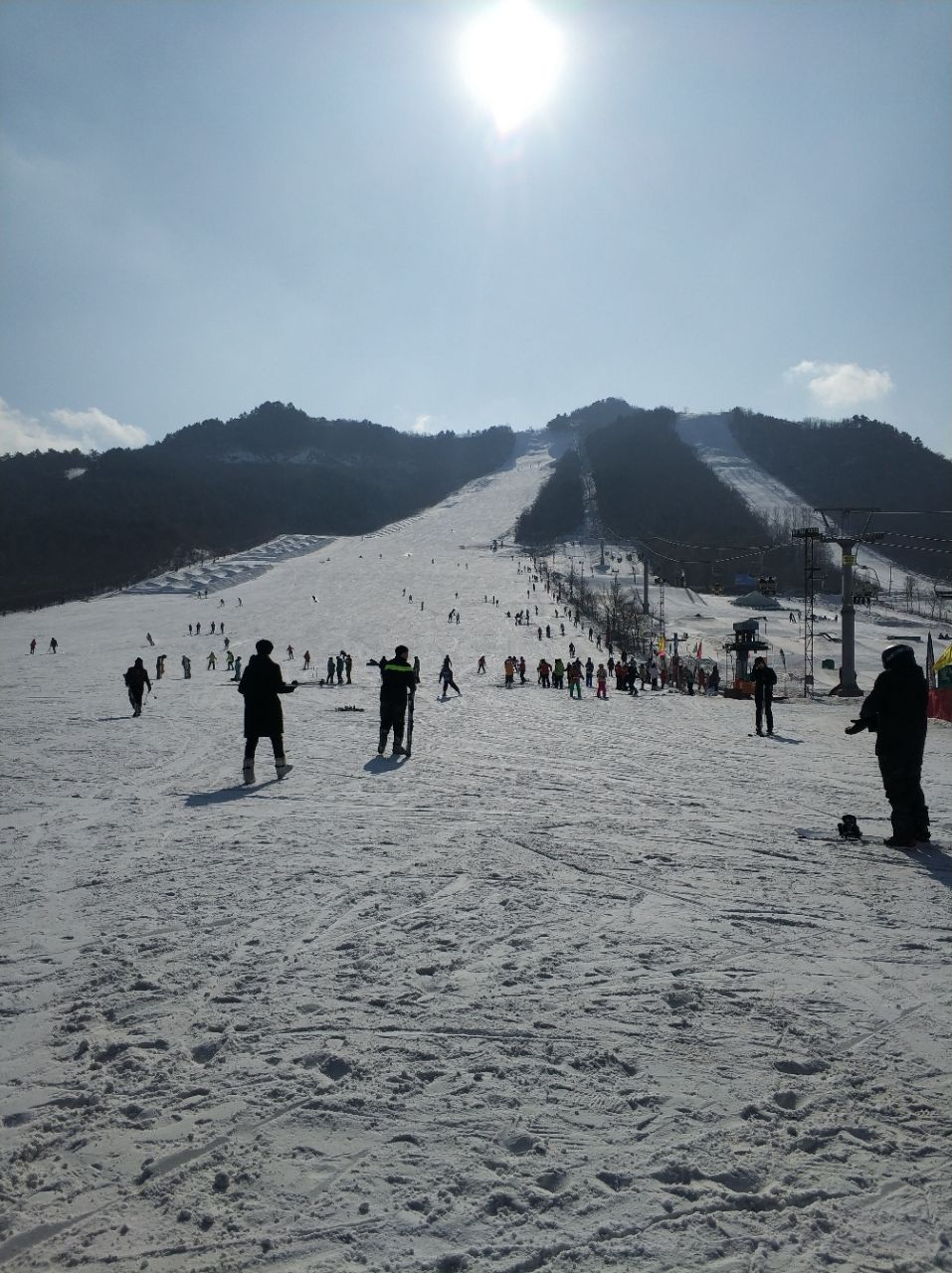 辽阳弓长岭滑雪场图片