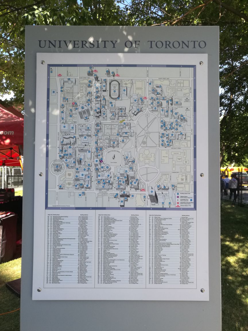多伦多大学地图图片