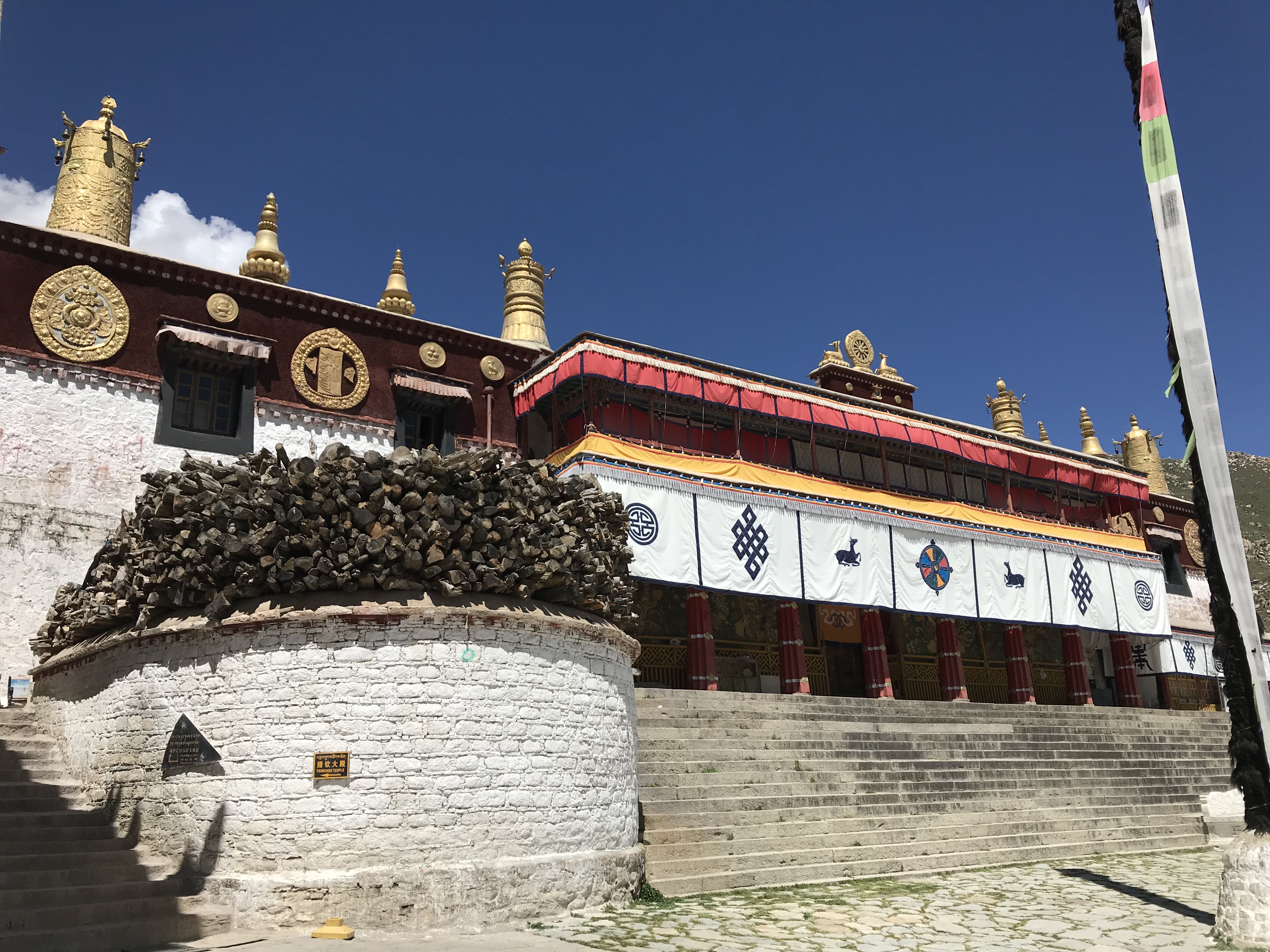 西藏哲蚌寺景色图片,高清图片,摄影-纯色壁纸