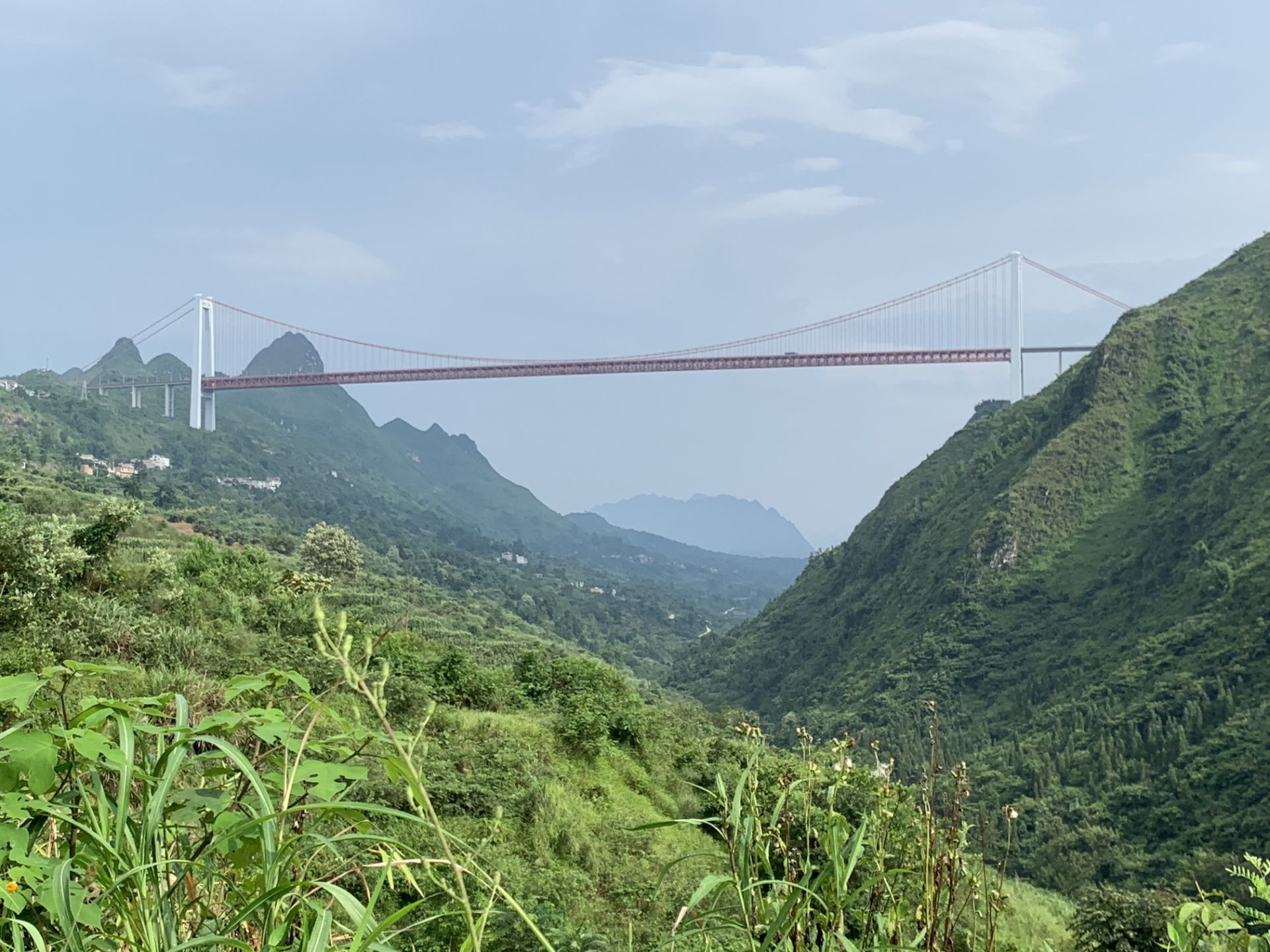 关岭坝陵河大桥观景台图片