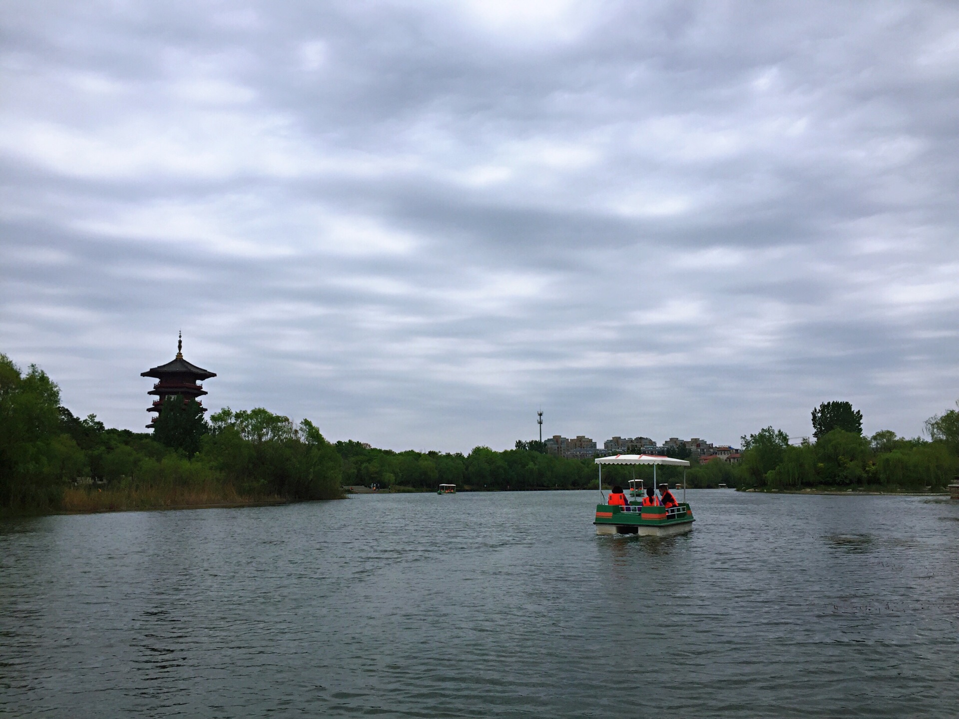白浪绿洲湿地公园是免费景点面积很大有湖水可以泛舟0969