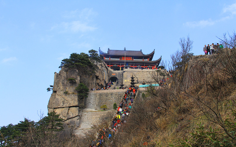 那一年---中華四大佛教聖地【安徽九華山遊記】化城寺,天台景區,觀音