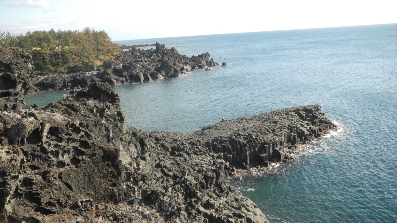 【携程攻略】济州道济州岛柱状节理带好玩吗,济州道柱状节理带景点