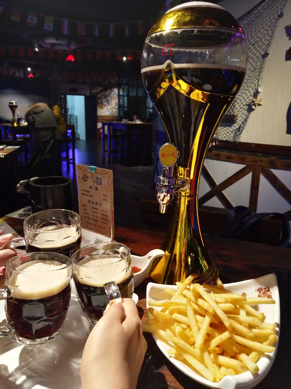 2025老船吧音乐烧烤串吧(国定路店)美食餐厅,菜色不错,环境氛围不错