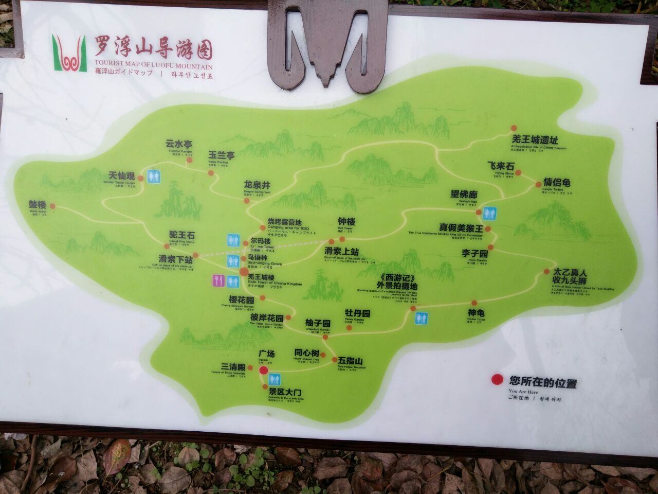 惠州罗浮山导游图图片