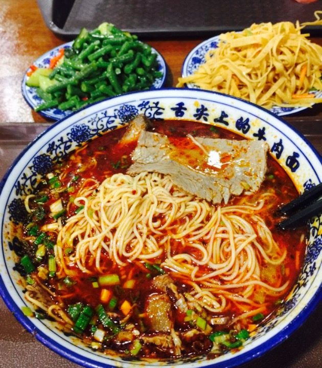 舌尖上的牛肉面(夏都昆仑店)    /人 直线距离672m