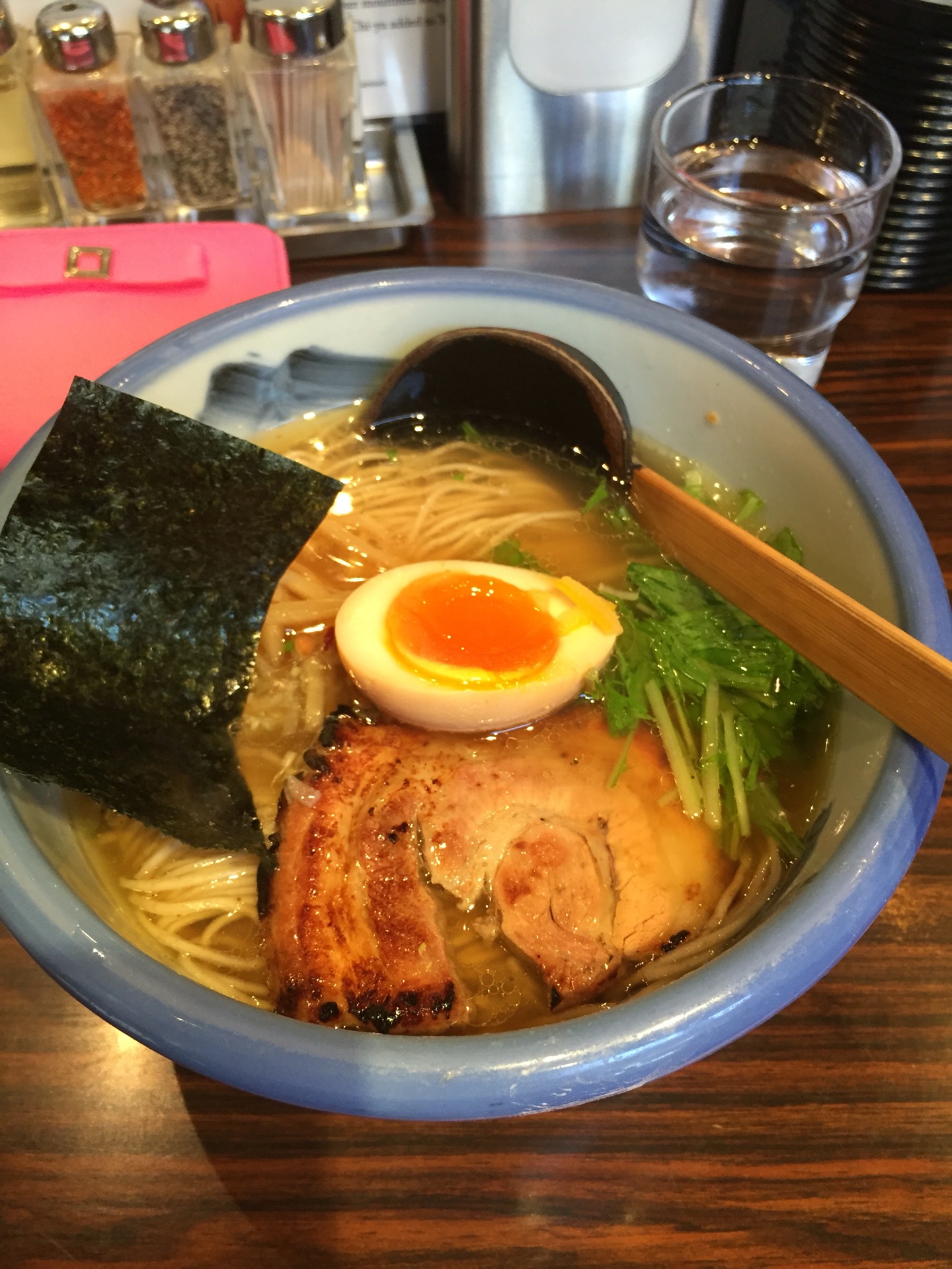 a lot of yuzu flavor. the noodles are ok. the b.