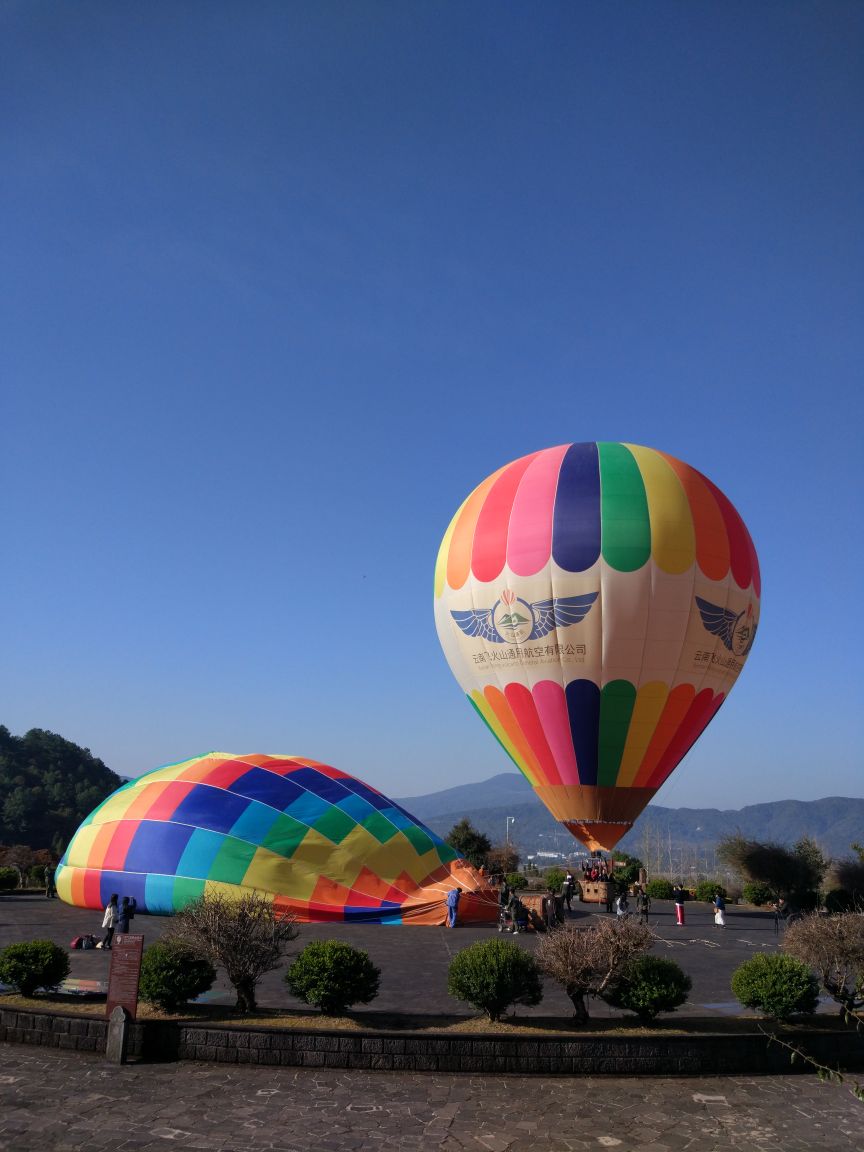 兴文石海热气球图片