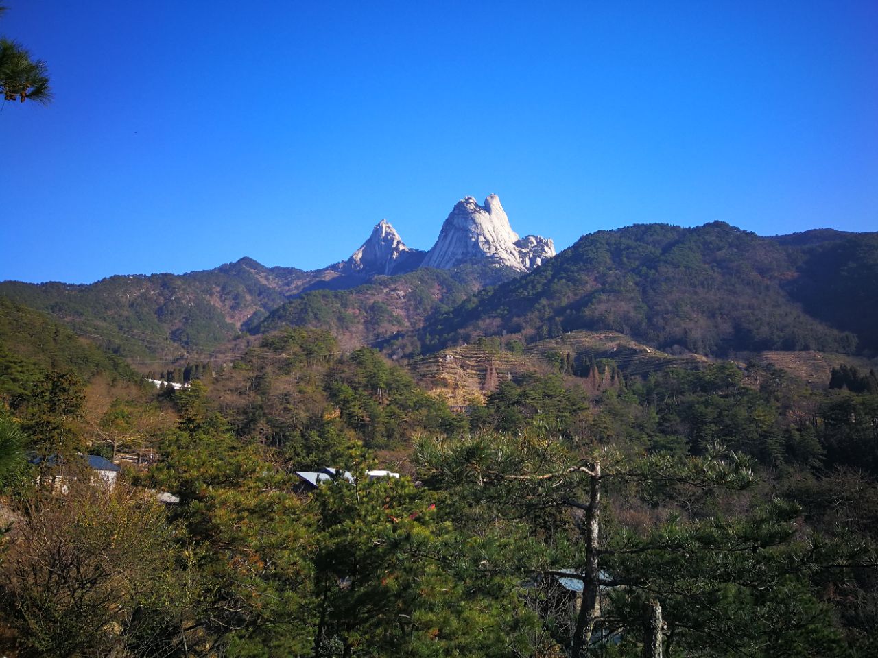 天柱山旅遊景點攻略圖