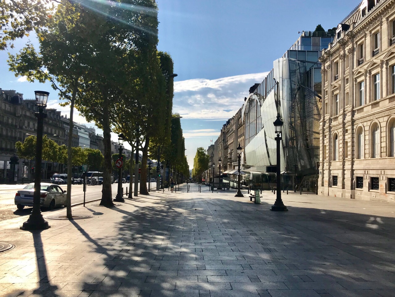 法国巴黎香榭丽舍大街鸟瞰图。照片摄影图片_ID:132670410-Veer图库